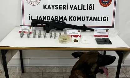 Jandarmadan operasyon: Uyuşturucu madde ve av tüfeği ele geçirildi
