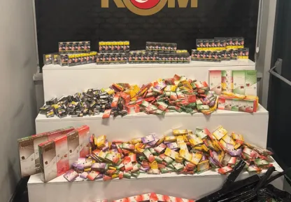 2 bin 250 paket kaçak sigara ele geçirildi