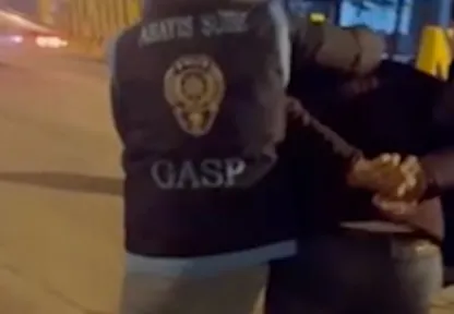 2025 yılında tüm gasp olayları aydınlatıldı: 44 kişi tutuklandı