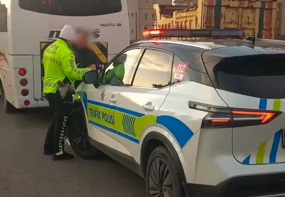 Cep telefonu kullanımına 569 ceza kesildi