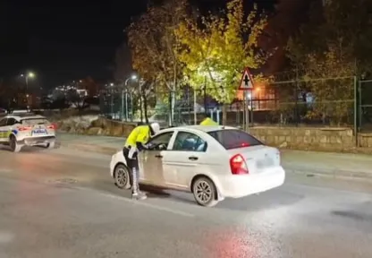 Kayseri'de 582 araç sürücüsü, cep telefonu kullanmaktan ceza yedi