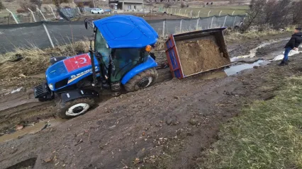 Başakpınar Mahallesinde sel etkili oldu
