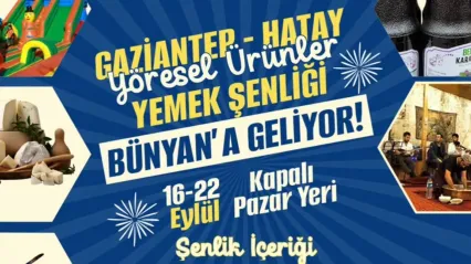 Başka memleketlerin yöresel lezzetleri Bünyan'da tanıtılacak