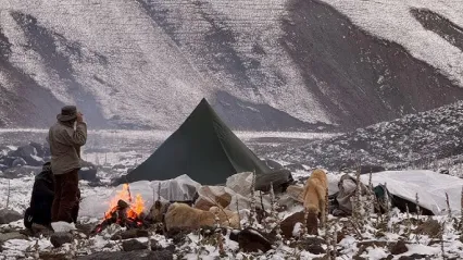 Donma tehlikesi geçiren 5 kampçı kurtarıldı
