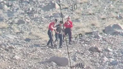 Erciyes Dağı'nda mahsur kalan dağcı kurtarıldı