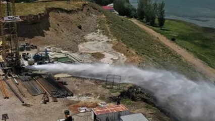 Kayseri'de açılan 3 kuyuda Jeotermal Sera için yeterli su bulundu
