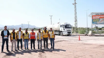 Kayseri'de İki büyük bulvarı birbirine bağlayan yolda çalışmalar son sürat