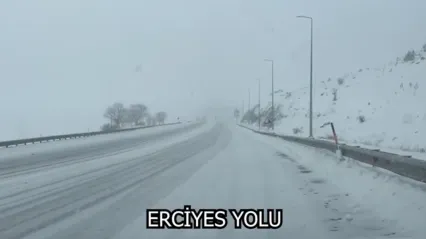 Kayseri'de yollar trafiğe açık
