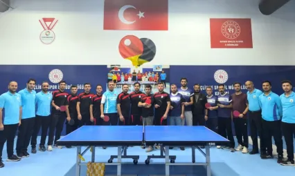3. Kamu Spor Oyunları Masa Tenisi Müsabakaları sona erdi