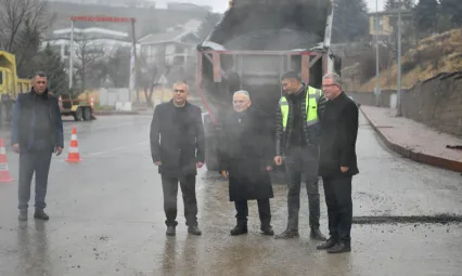 Başkan Büyükkılıç, Talas'taki altyapı ve üstyapı çalışmalarını inceledi
