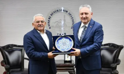 Başkan Büyükkılıç, Tarım Reformu Genel Müdürü Yıldız'ı Ağırladı