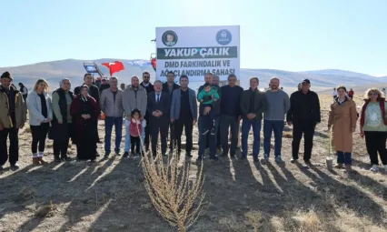 DMD hastası minik Yakup için fidan dikildi