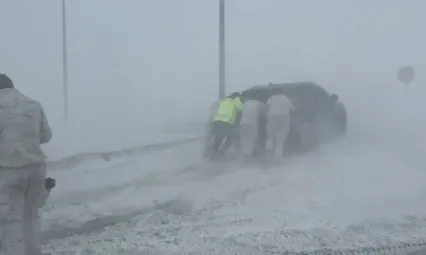 Erciyes yolu çift yönlü trafiğe kapatıldı