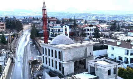 Eski Aynalı Cami Yeniden İnşa Ediliyor