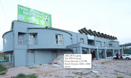 Kaymek Yeşil Mahalle Tesisleri Yenileniyor