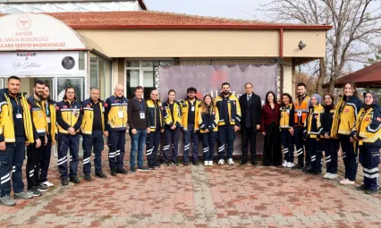 Kayseri Ambulans Rallisi başladı: Ekipler zamanla yarışarak vaka yönetimi yaptı