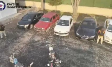 Kayseri'de 2025 oto hırsızlık bilançosu: 28,3 milyon liralık araç ele geçirildi