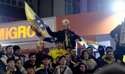 Kayseri'de Fenerbahçe'nin Süper Kupa kutlamaları