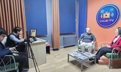 Kayseri'de Liseliler Kendi Televizyonlarını Kurdu: Çalık TV Yayında!