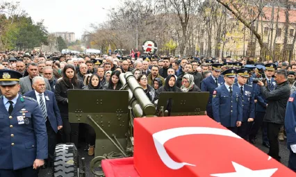 Kayseri'de Şehit Pilot İlgen için son görev