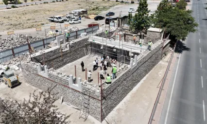 Kayseri'de tarihi doku temelinden yeniden vücut buluyor