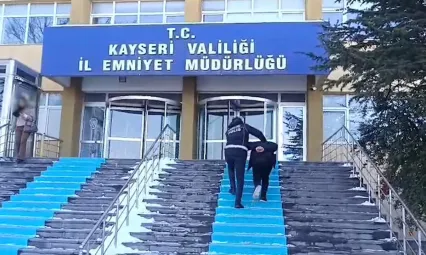 Kayseri'de uyuşturucu suçundan aranan hükümlü sığınakta yakalandı