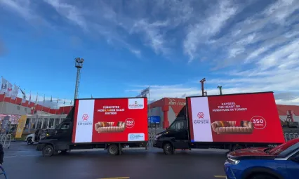 Kayseri mobilyasının kalbi İstanbul'da attı