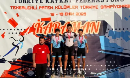 Kayseri Paten Takımı Türkiye Şampiyonu oldu