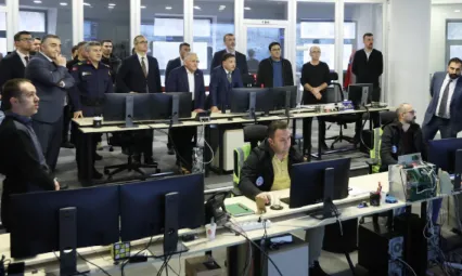 Kayseri Trafik Kontrol Merkezi'nde Brifing