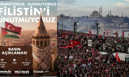 Kayseri TÜGVA'dan Filistin Yürüyüşüne Destek Açıklaması