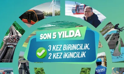 Kayseri Yatırımda Zirveye Yürüdü: Büyükşehir Belediyesi Türkiye İkincisi Oldu