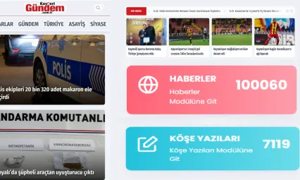 Kayseri Gündem: İnternet Gazeteciliğinde 100 Bin Haberi Aştı