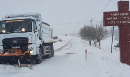 Kırsalda kapalı yol kalmadı