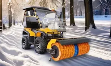 Kocasinan'da Modern Araçlarla Karla Mücadele