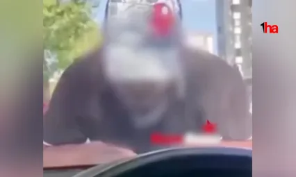 Otomobilin önünü kesip zorla para isteyen şüpheli yakalandı