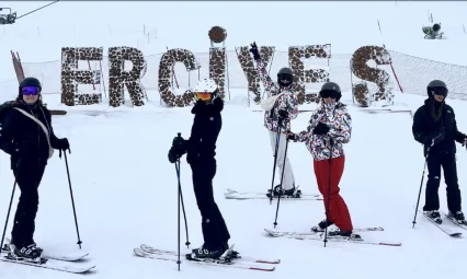 Paris'ten gelen heyetin Erciyes hayranlığı