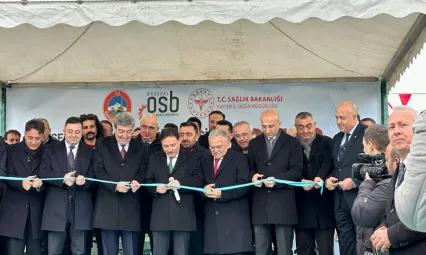 Vali Çiçek'100 bin kişinin çalıştığı böyle bir alanda sağlık merkezine ihtiyaç vardı'