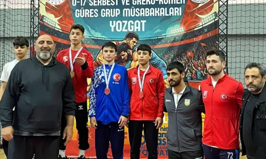 Minderde Kayseri zaferi: Sporcular derecelerde döndü