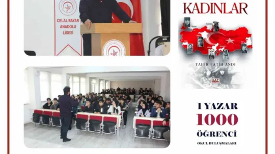 '1 Yazar 1000 Öğrenci Buluşmaları' Devam Ediyor