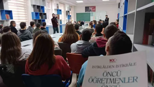 '1 Yazar 1000 Öğrenci' projesi Tomarza'da
