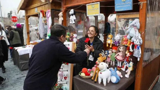 'Maharetli Eller'de Kadınlar Günü coşkusu