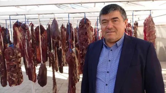 'Pastırma sıcağı' pastırmaya lezzet veriyor