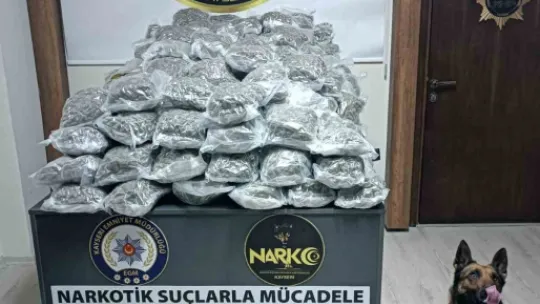 116 kilo uyuşturucu Kayseri'ye sokulamadan ele geçirildi