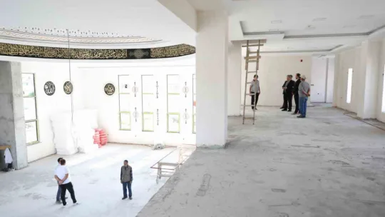 19 Mayıs Mahallesi'nde Mehmet Hisar Cami Yaz sonuna Tamamlanacak