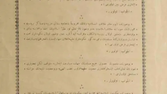 1914 yılına ait tarihi belge, Milli Mücadele Müzesi'nde sergilenmeye başlandı