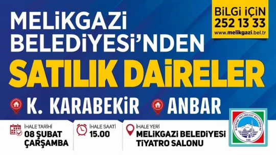 29 Daire İhale İle Satışa Çıkıyor