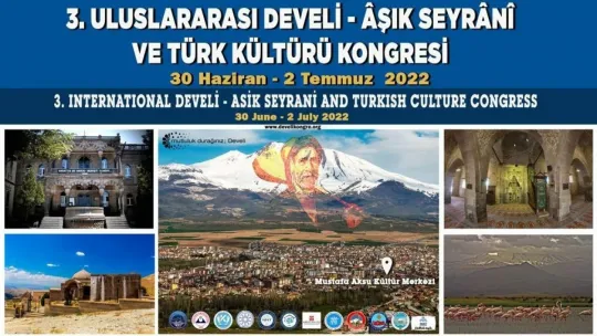 3.Uluslararası Develi-Âşık Seyrani ve Türk Kültürü Kongresi hazırlıkları başladı