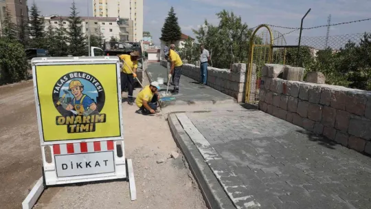 4 koldan 'onarım', daha güzel Talas