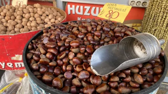 80 TL'lik kestane yoğun ilgi görüyor