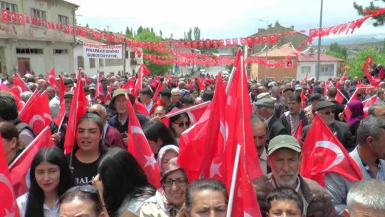 Pınarbaşı'nda konuşan Mansur Yavaş: '2 Hazran'da hak yerini bulacak'